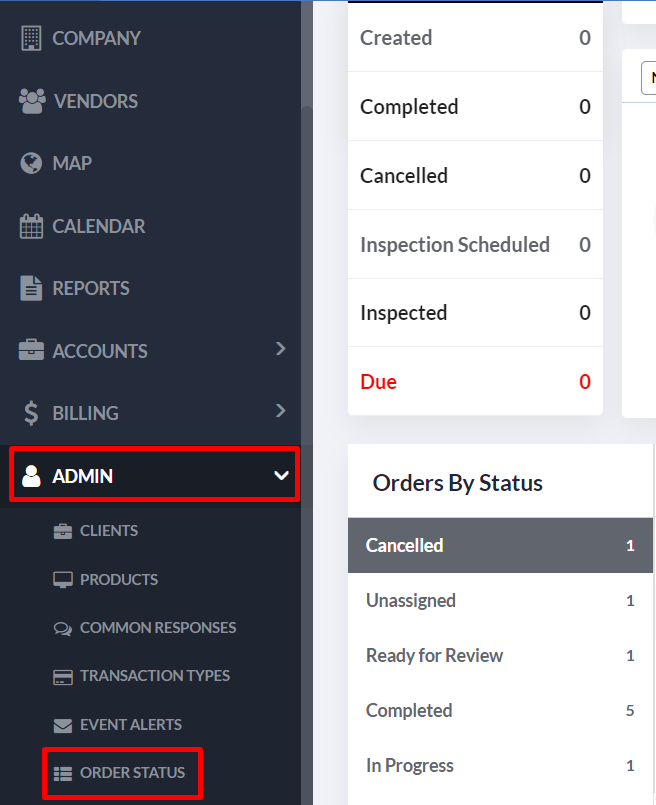 Configuring Order Statuses for your Company ValueLink Connect