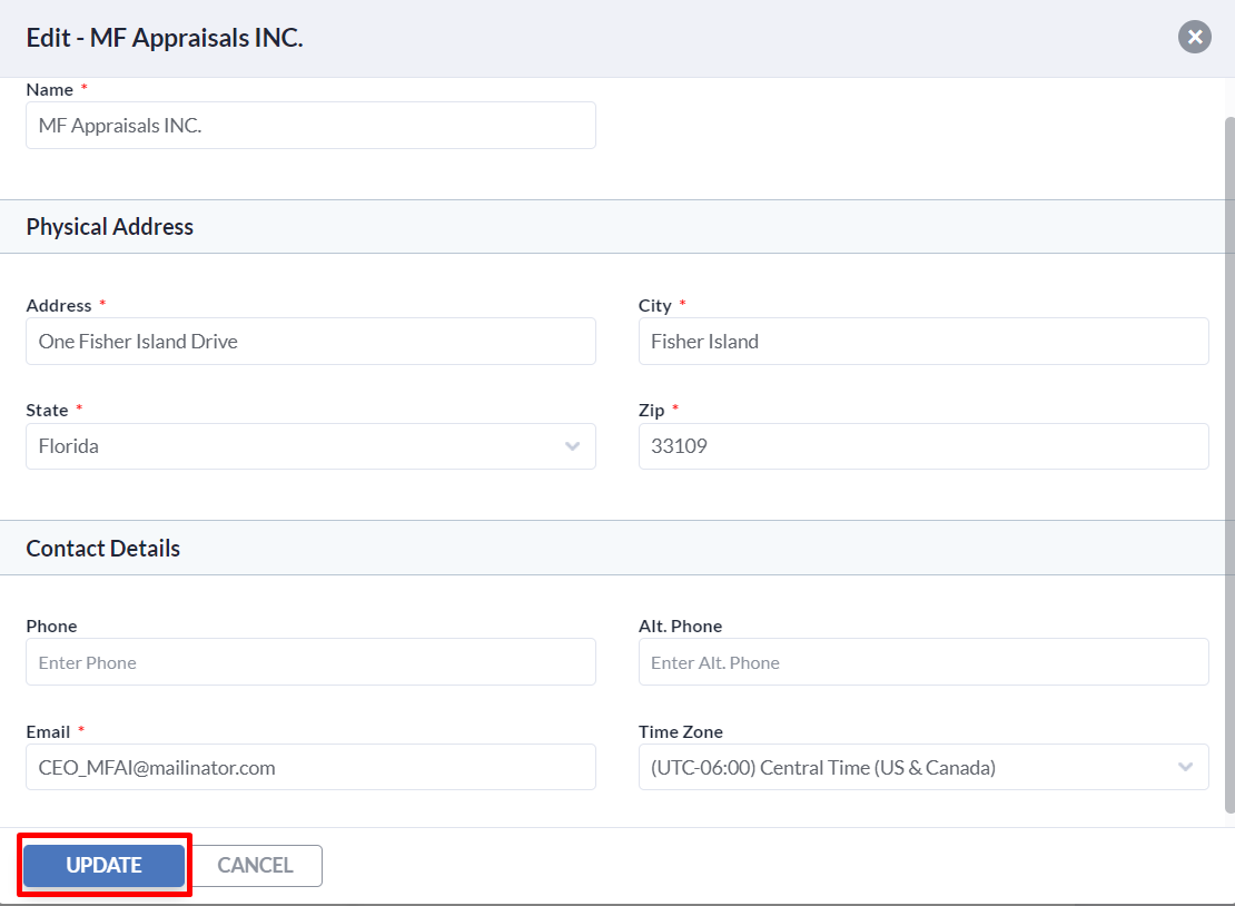 Setting up your Company Profile – ValueLink Connect