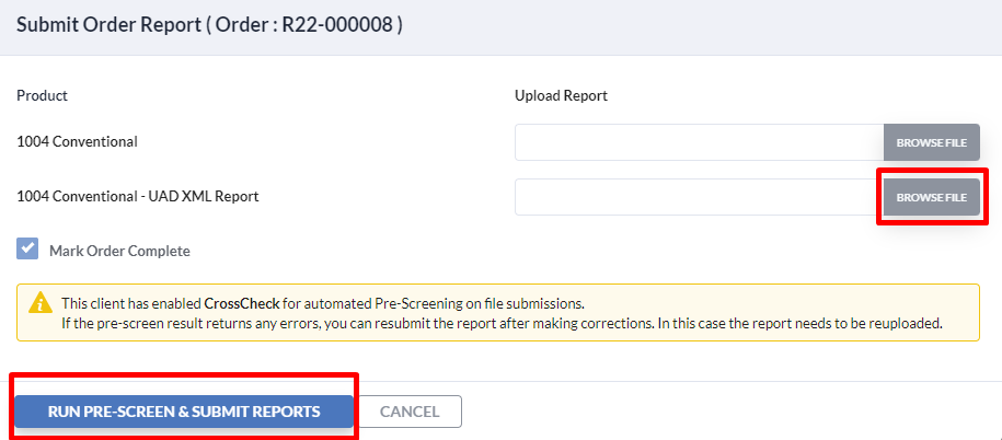 Reviewing Report through Crosscheck – ValueLink Connect