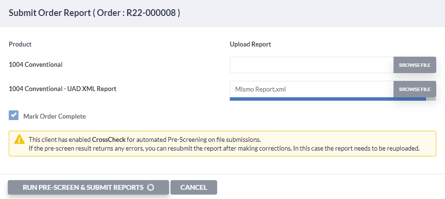 Reviewing Report through Crosscheck – ValueLink Connect